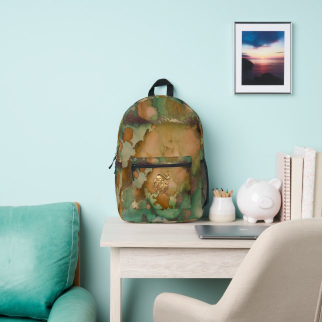 Shades of Earth Printed Backpack (Insitu)