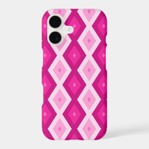 Shades of fuchsia diamond pattern