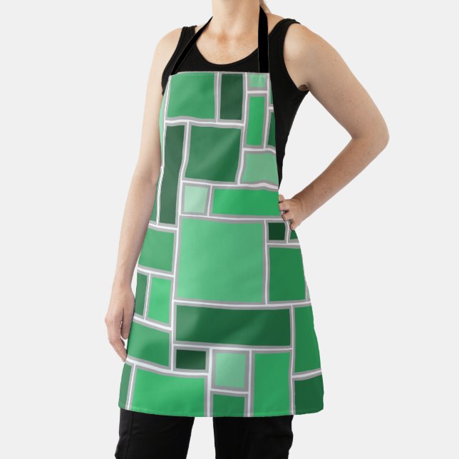 Shades of Green  Apron (Insitu)