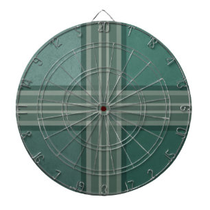 Shades of green dartboard
