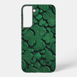 SHADES OF GREEN IRISH CELTIC SHAMROCKS SAMSUNG GALAXY CASE
