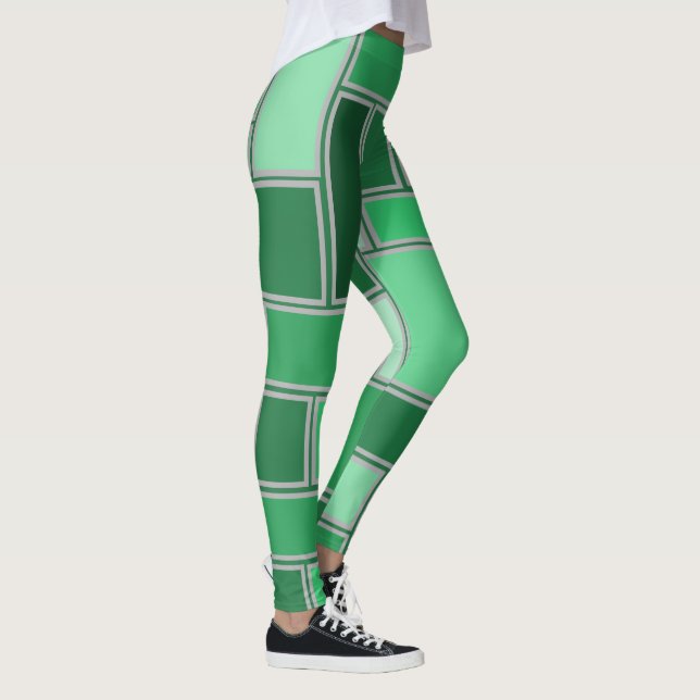 Shades of Green  Leggings (Right)