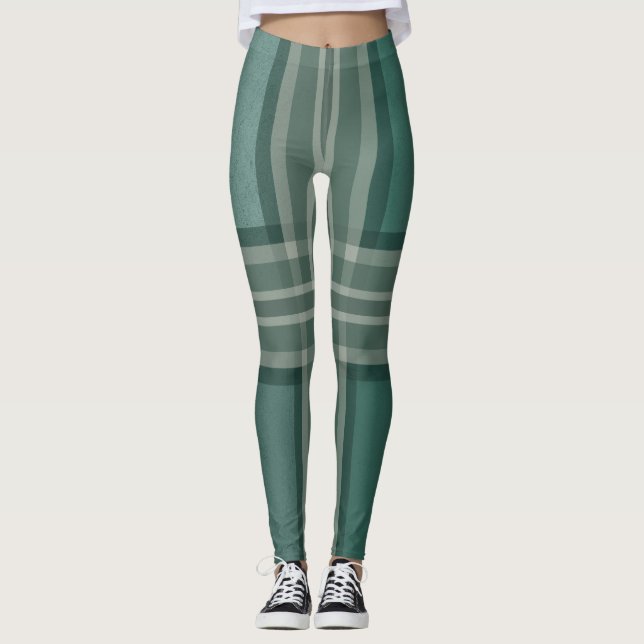 Shades of green leggings (Front)