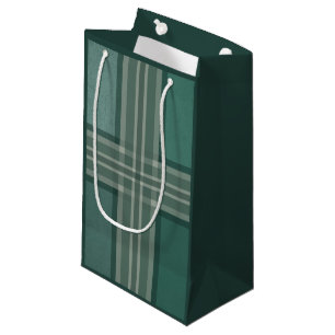 Shades of green small gift bag
