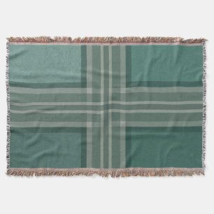 Shades of green throw blanket
