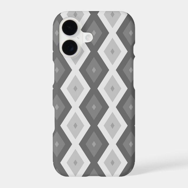 Shades of grey diamond pattern (Back)