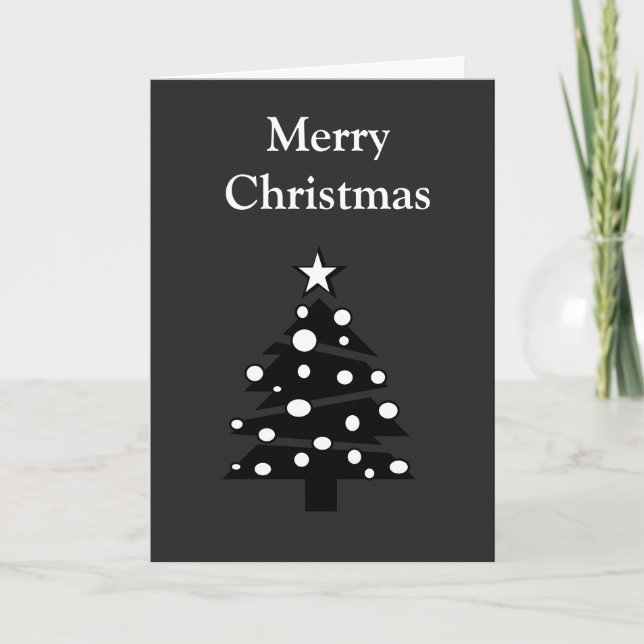 Shades of Grey Funny Christmas Card (Front)