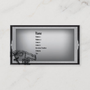 Shades of Grey gothic Business Card