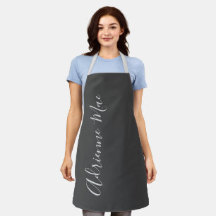 Shades Of Grey Simply Personalised Apron