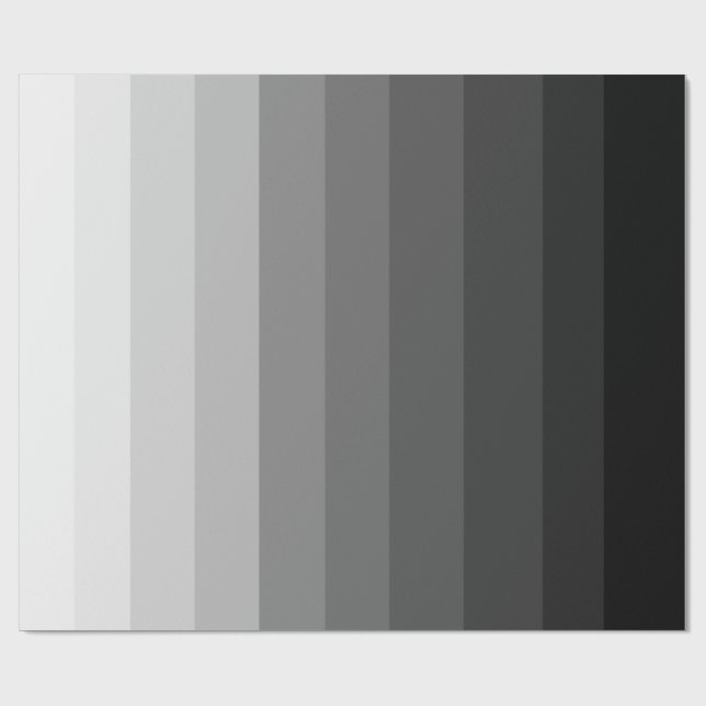 Shades of Grey Wrapping Paper (Flat)