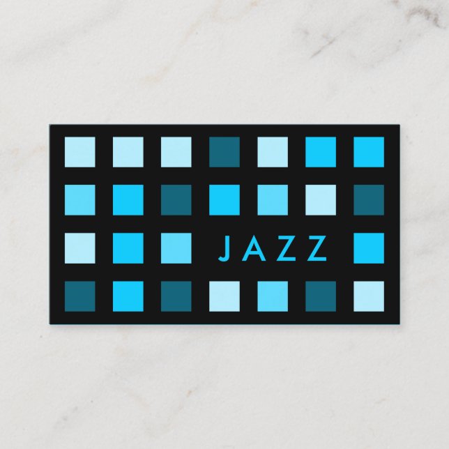 shades of jazz business card (Front)