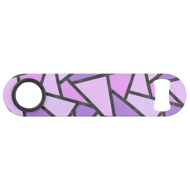 Shades of lilac stained glass pattern (Front (Horizontal))