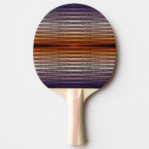Shades Of Orange And Purple Salty Watercolor Art Ping Pong Paddle