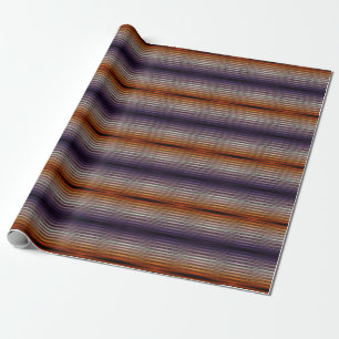 Shades Of Orange And Purple Salty Watercolor Art Wrapping Paper