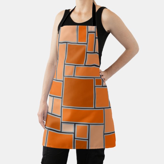 Shades of Orange  Apron (Insitu)