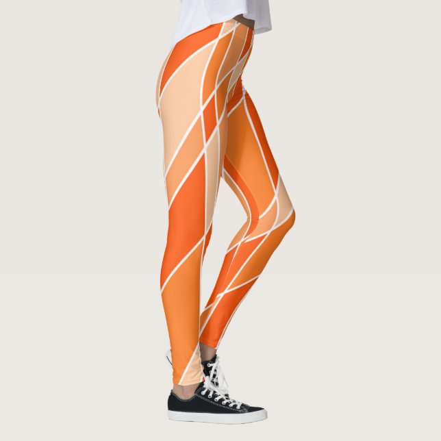 Shades of Orange Leggings (Right)