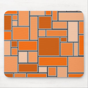 Shades of Orange Mouse Mat