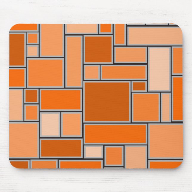 Shades of Orange  Mouse Mat (Front)