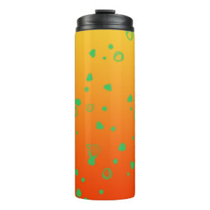 Shades Of Orange Thermal Tumbler