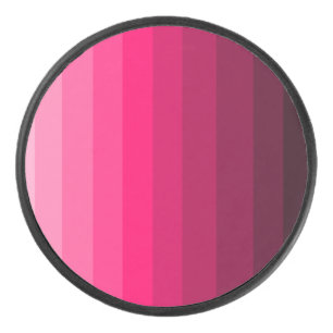 Shades of Pink Hockey Puck