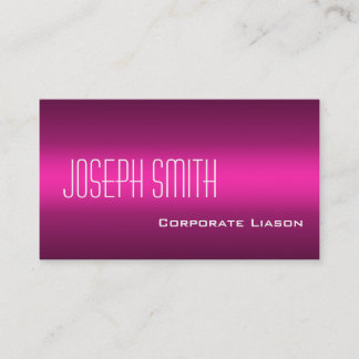 Shades of Pink Professional Standard Business Card