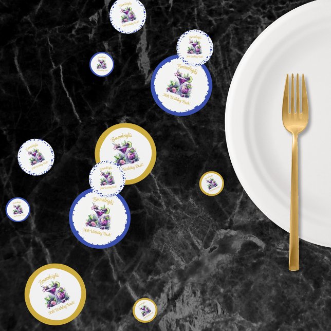 Shades of Purple: A Blue-Violet Birthday Bash Confetti (Creator Uploaded)