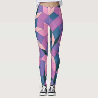 Shades of Purple and Pink Leggings