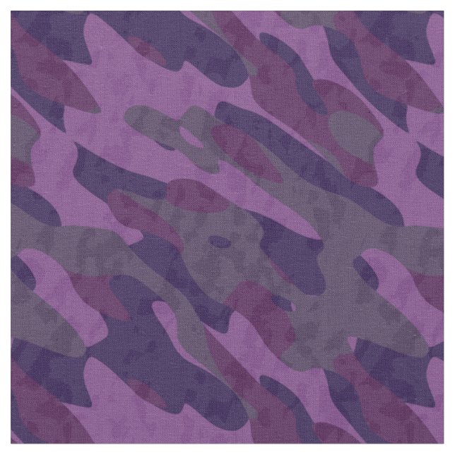 shades of purple camo fabric (Close Up)