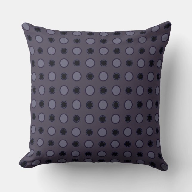 Shades of purple Dots Cushion (Front)