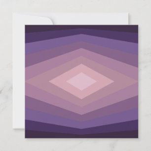 Shades Of Purple Geometric Abstract Art  Card