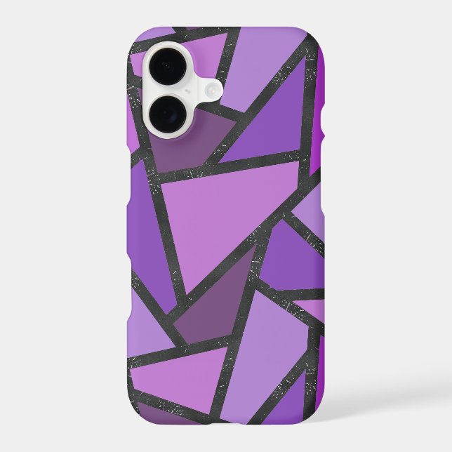 Shades of purple stained glass pattern (Back)