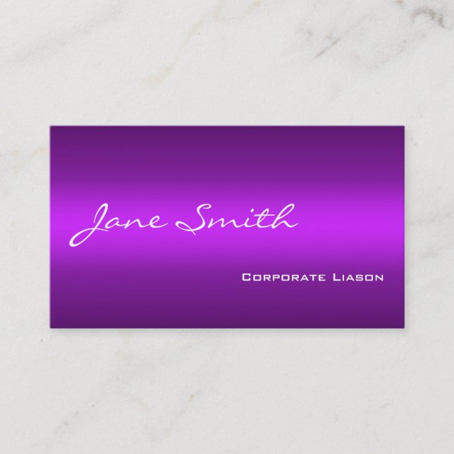 Shades of Purple Standard Business Cards (Front)