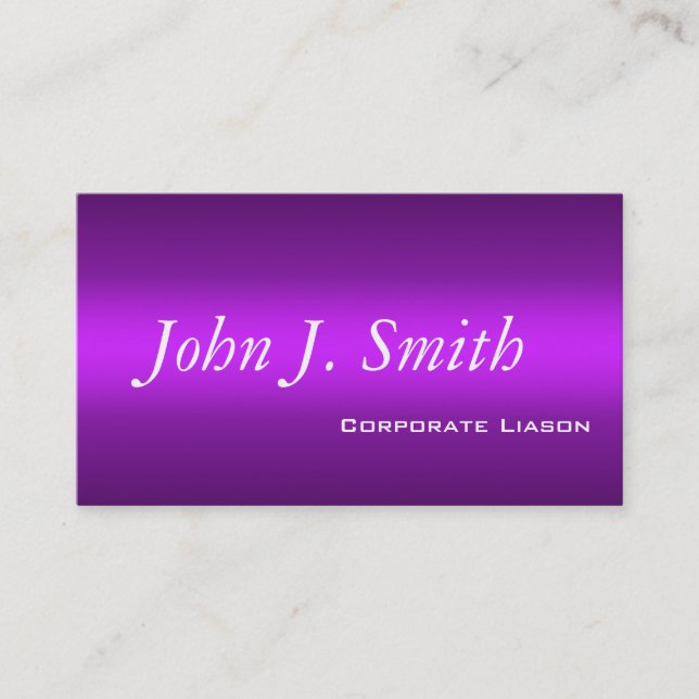 Shades of Purple Standard Business Cards (Front)