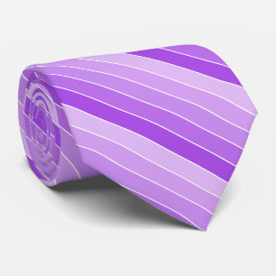 Shades of Purple Stripes Tie