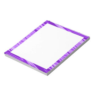 Shades of Purple Zigzag Pattern Notepad