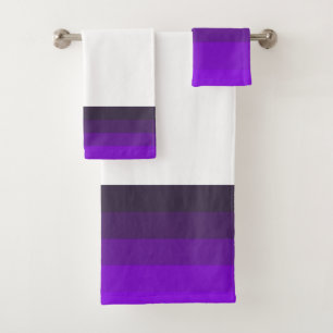 Shades of Purples Bath Towel Set