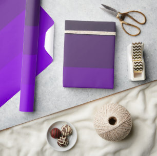 Shades of Purples Wrapping Paper