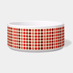 Shades of Red Polka Dots by Shirley Taylor