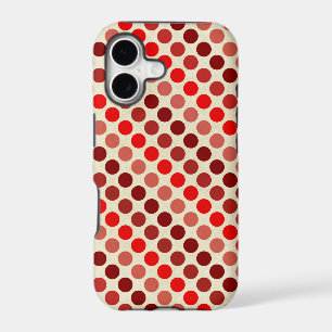 Shades of Red Polka Dots by Shirley Taylor