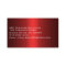 Shades of Red Standard Business Cards