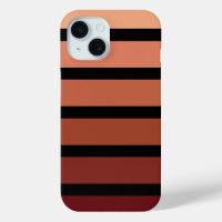 Shades Of Red Stripes On Black