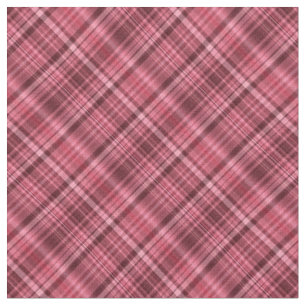 Shades of red tartan fabric