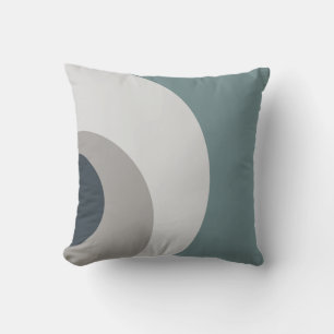 Shades of Teal and Grey Cushion
