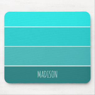 Shades of Teal custom personalized Mouse Mat