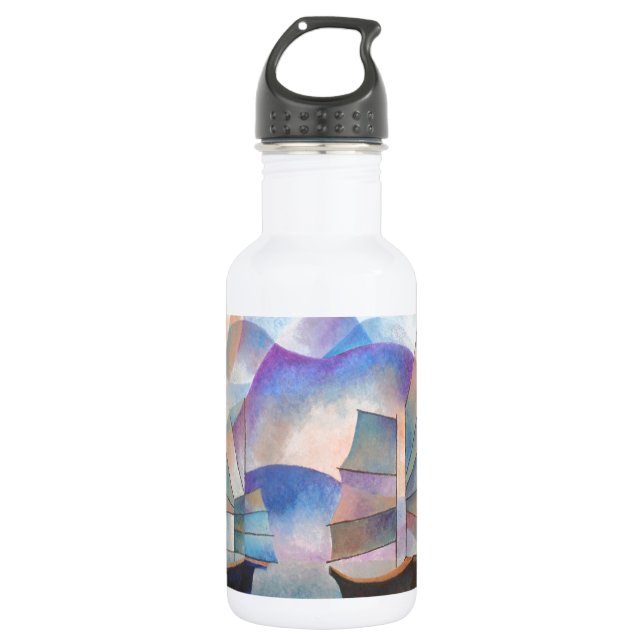 Shades of Tranquillity Oriental Junks 532 Ml Water Bottle (Front)