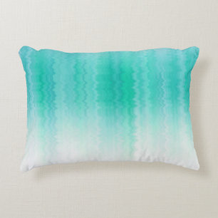 Shades of Turquoise Colour Decorative Cushion