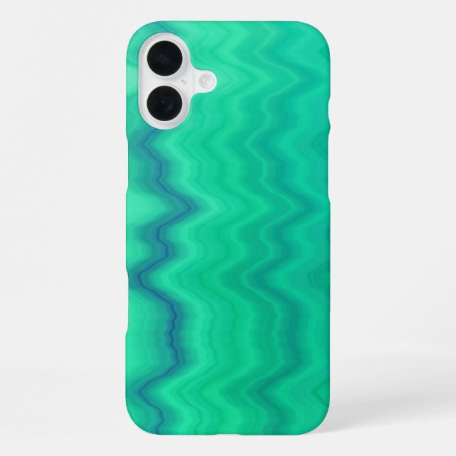 Shades of Turquoise iPhone Case (Back)