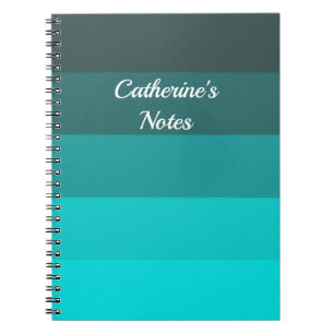 Shades of Turquoise Notebook