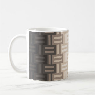 Shades of warm Neutrals quilt pattern Coffee Mug