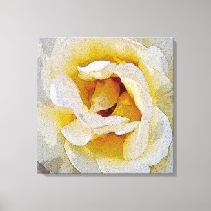 shades of white to yellow canvas print